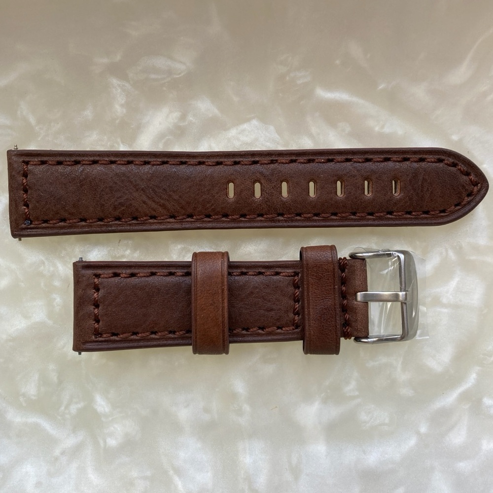 New genuine leather watch band 22mm